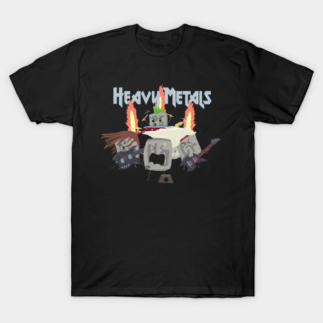 Heavy Metals T-Shirt by tyleraldridgedesign